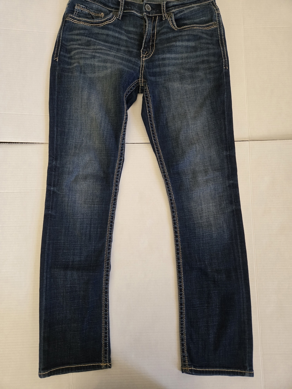 BKE MENS  Dark Indigo Straight Leg Jeans